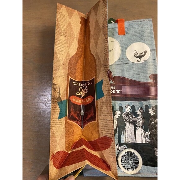 Trader Joe’s Bag CHICAGO Reusable NEW Grocery Shopping Gr8 Gift Ships Fast - Picture 6 of 7